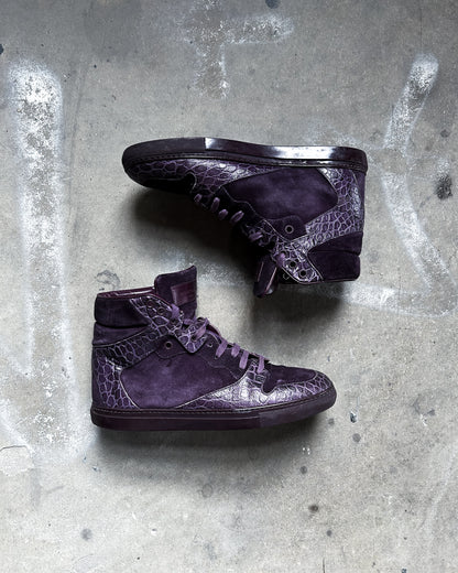 PURPLE CROC HIGH TOPS