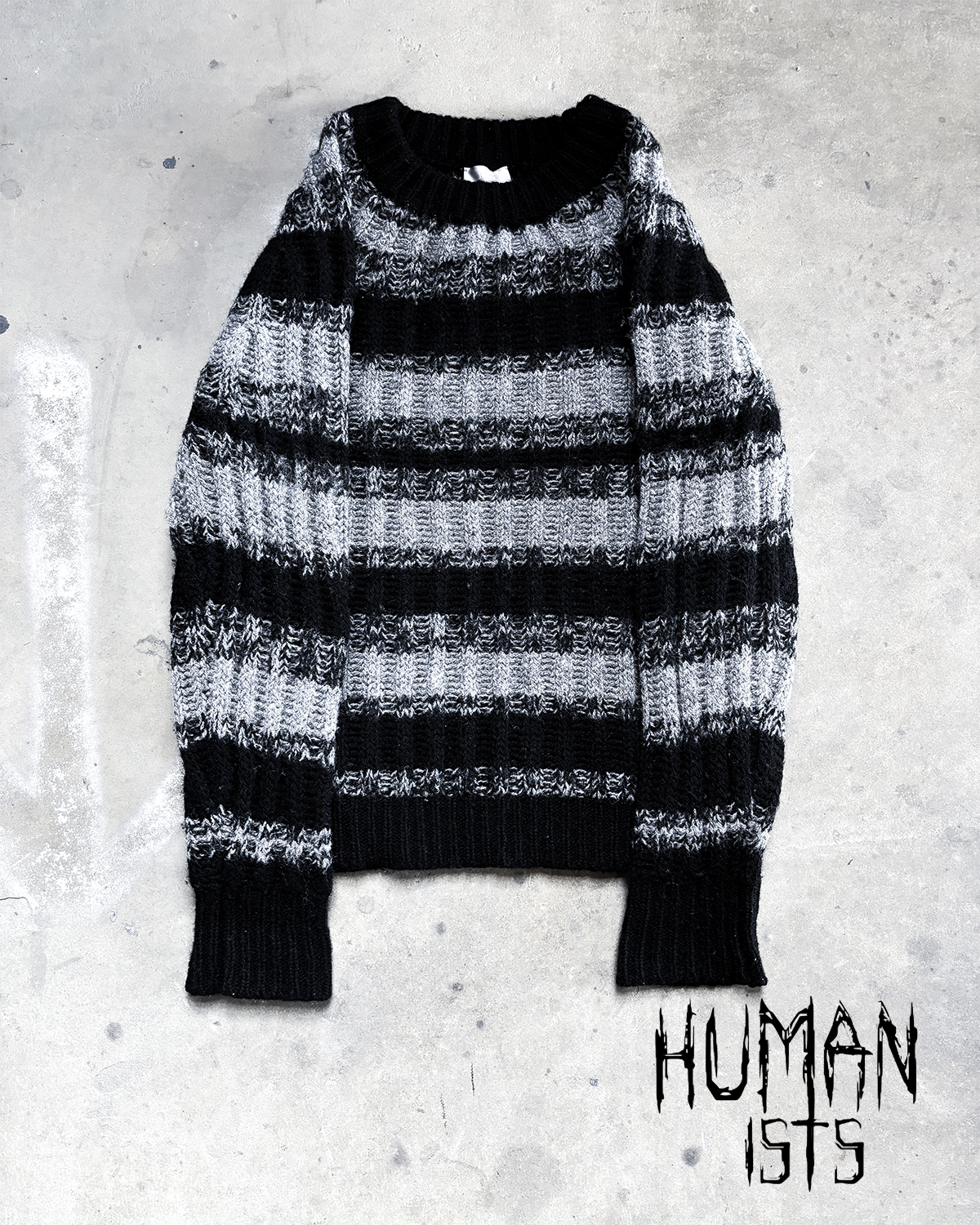 A/W06 “THESE GRAY DAYS” STRIPED WOOL KNIT