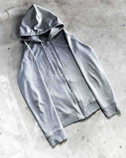 S/S11 GREY HYBRID ZIP UP