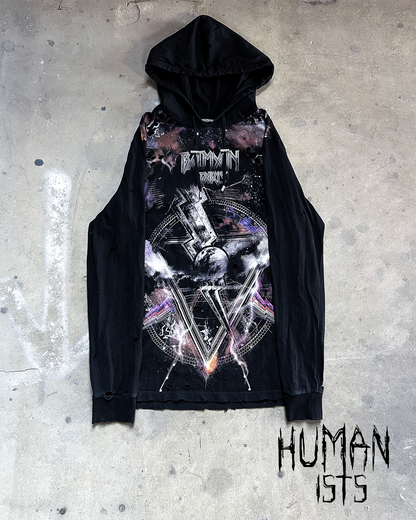 A/W18 DISTRESSED GALAXY HOODIE