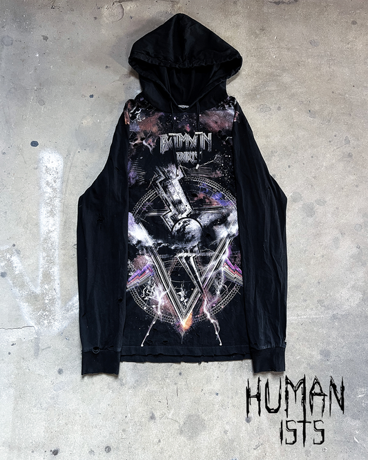 A/W18 DISTRESSED GALAXY HOODIE
