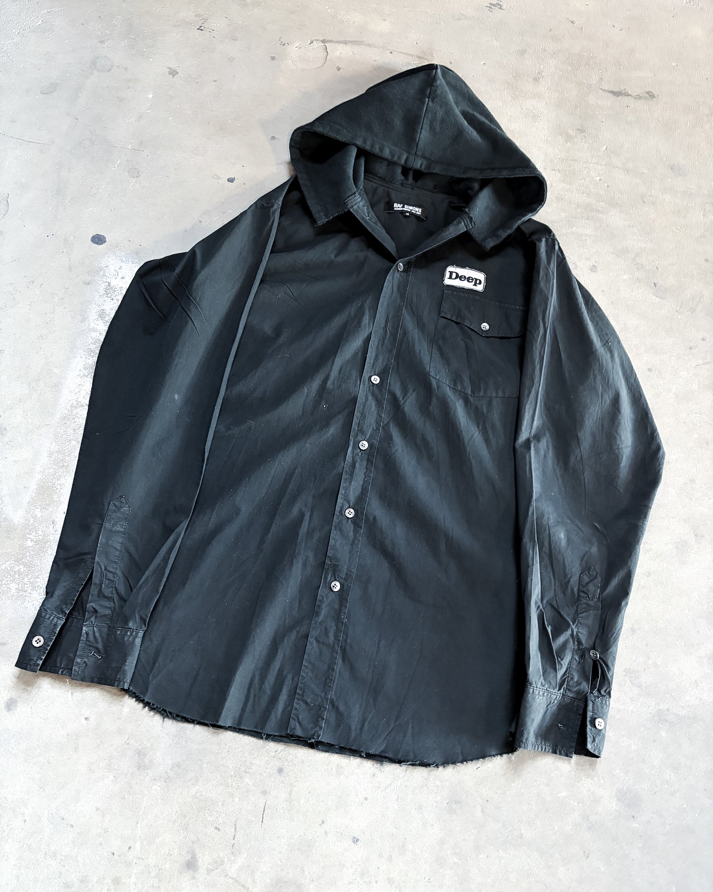 A/W02 ‘VIRGINIA CREEPER’ DEEP HOODED WORKER SHIRT