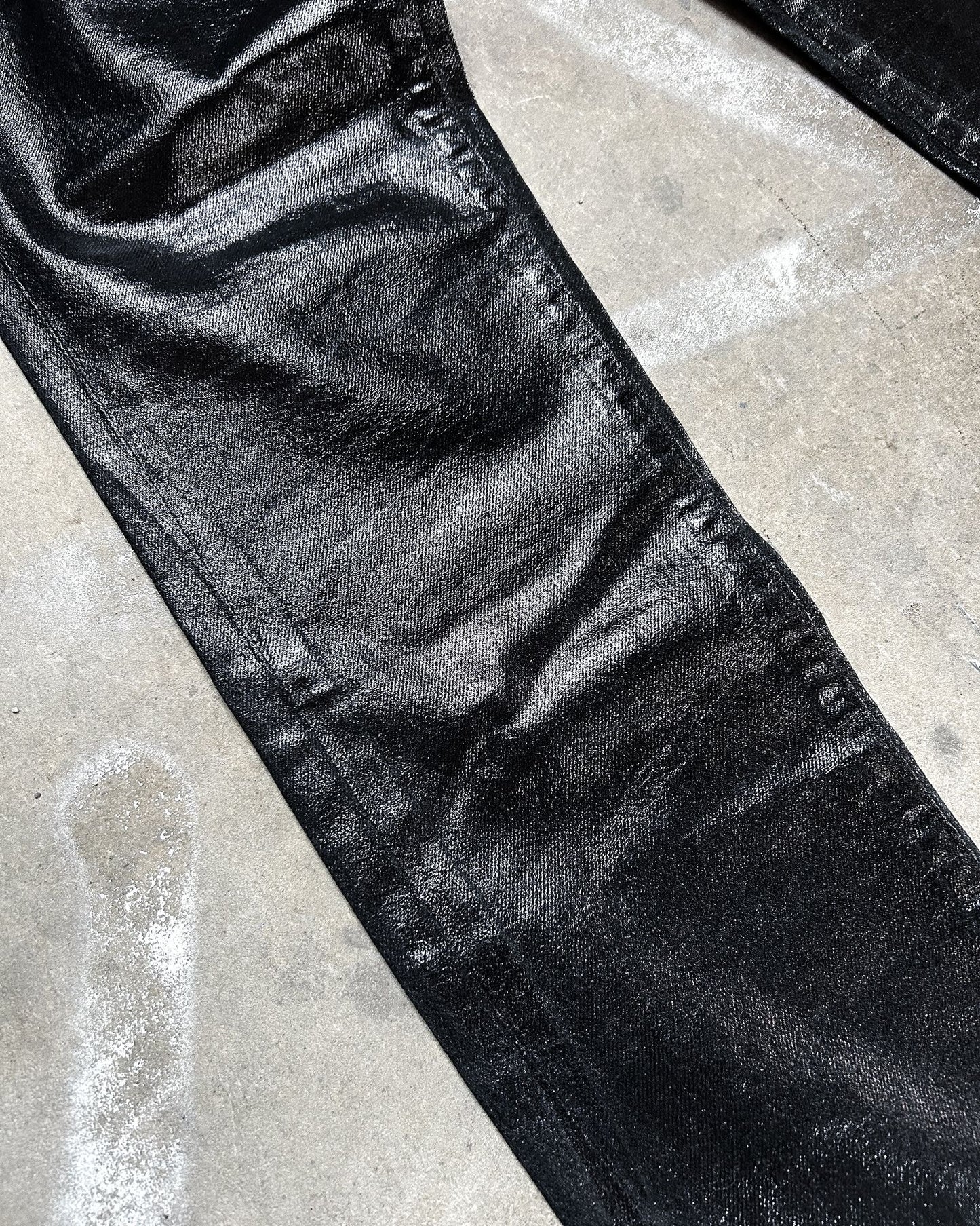 A/W20 WAX OIL SPILL JAPANESE DENIM