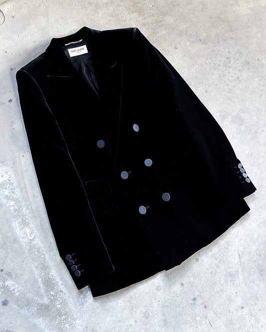F/W20 DOUBLE BREASTED VELVET JACKET