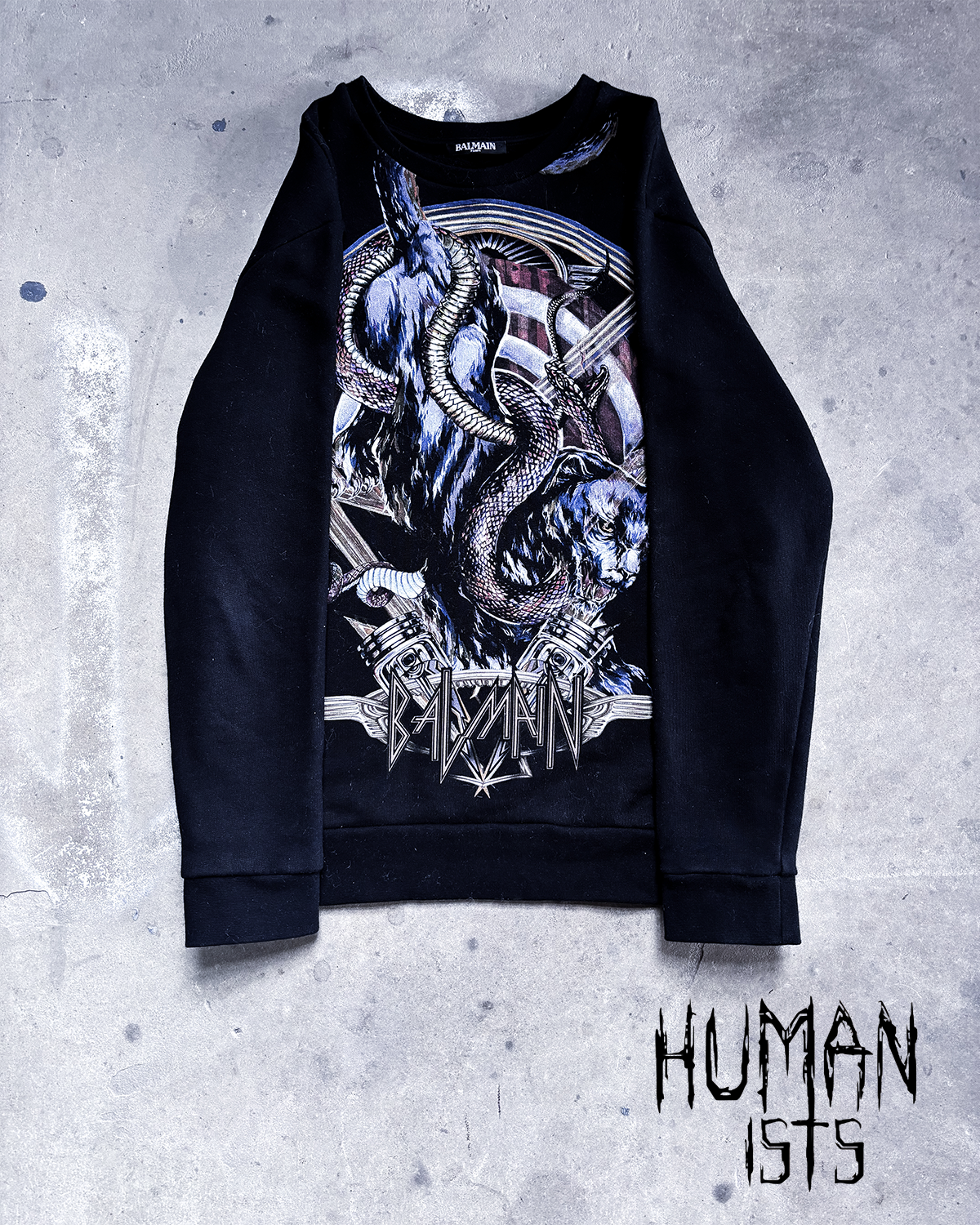 F/W17 PANTHER ZIP SWEATER