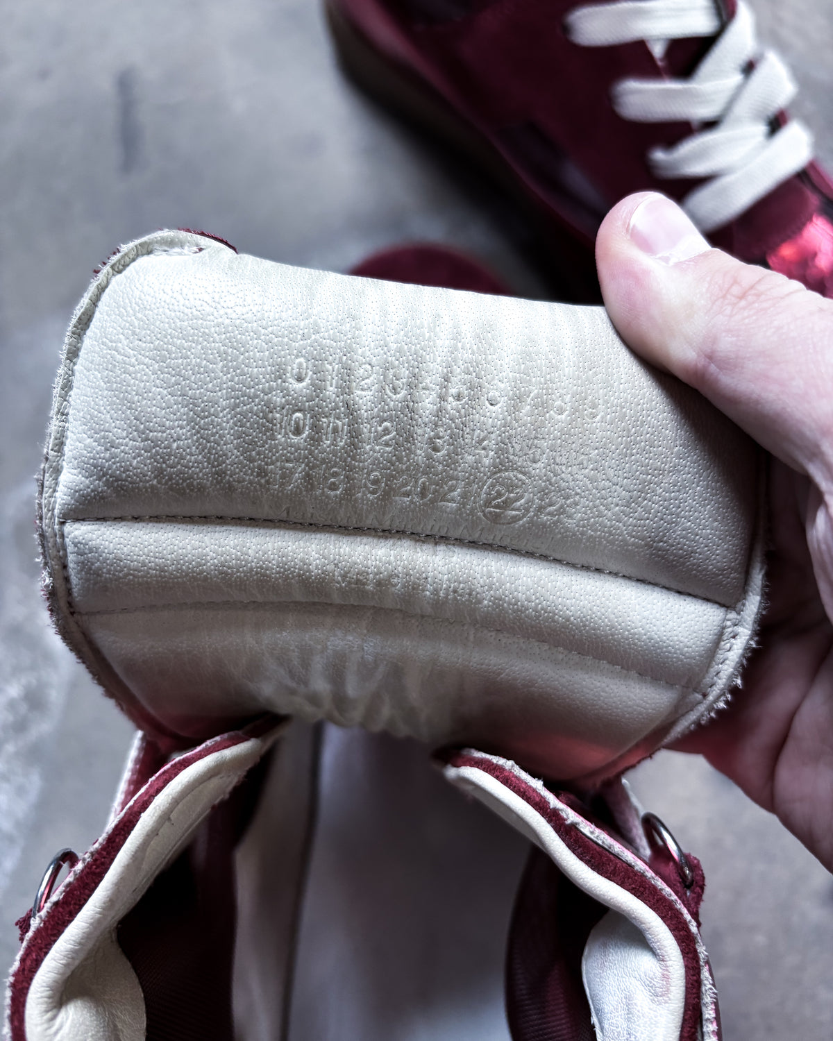 S/S15 METALLIC CUTOUT HIGH TOPS