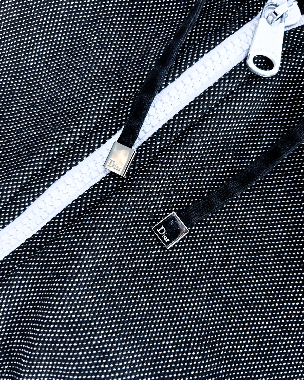 A/W10 HYBRID NET ZIP HOODIE