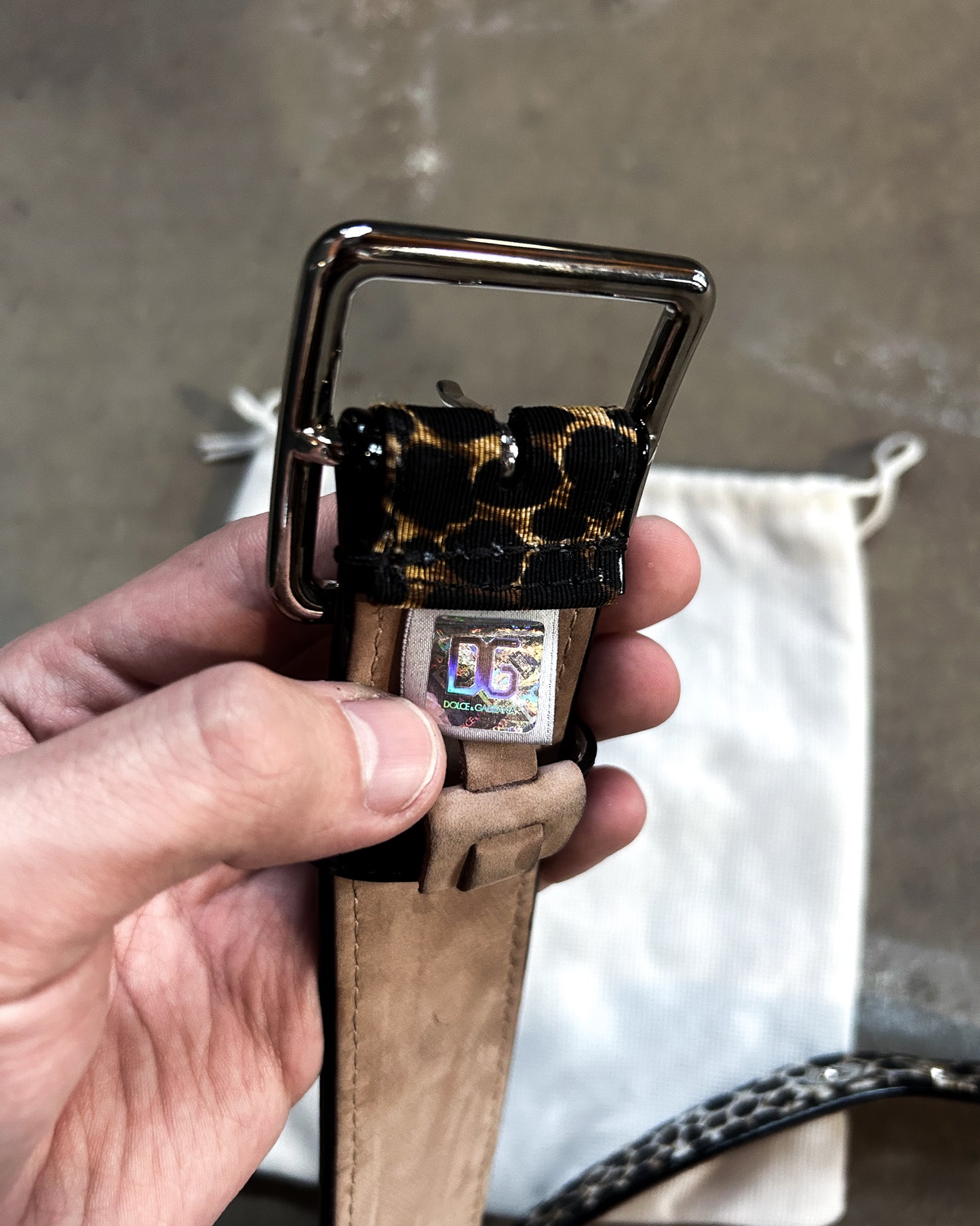 LEOPARD PRINT BELT