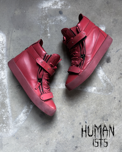 F/W15 RED COBY MATT HIGH-TOP