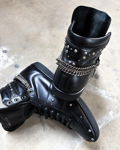 F/W15 22H CHAIN STUDDED “WOLLY” HIGH TOP