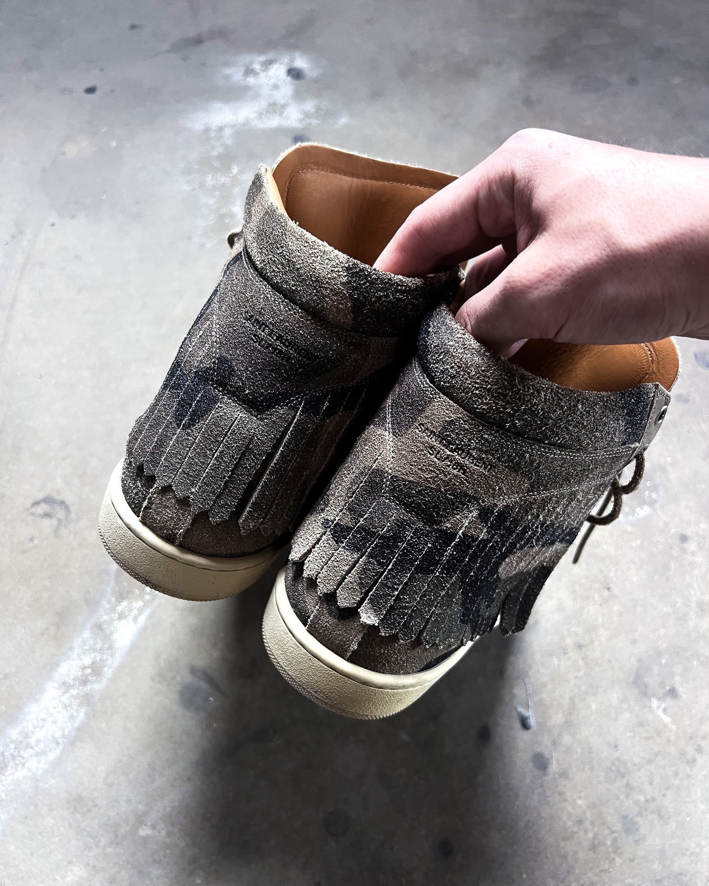 S/S16 FRINGE CAMO HIGH TOP SL10