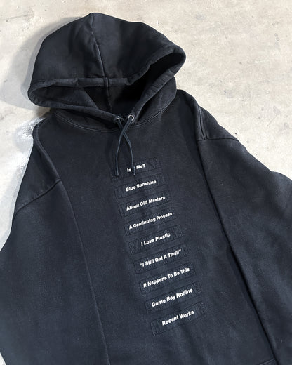 SS18 POEM PATCH HOODIE