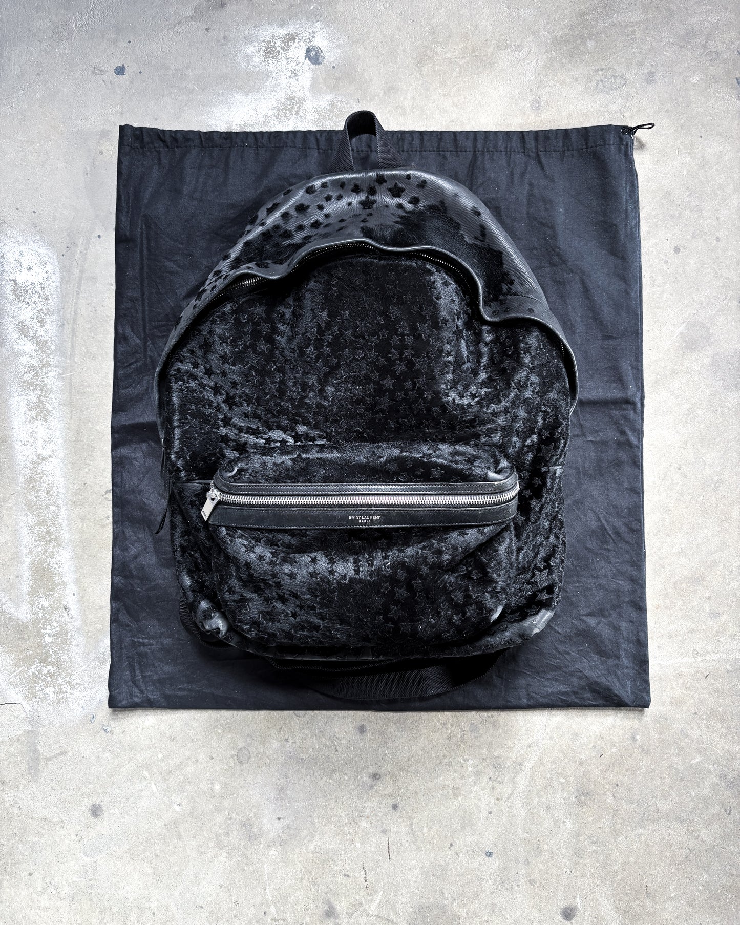 S/S16 PONYHAIR STAR BACKPACK