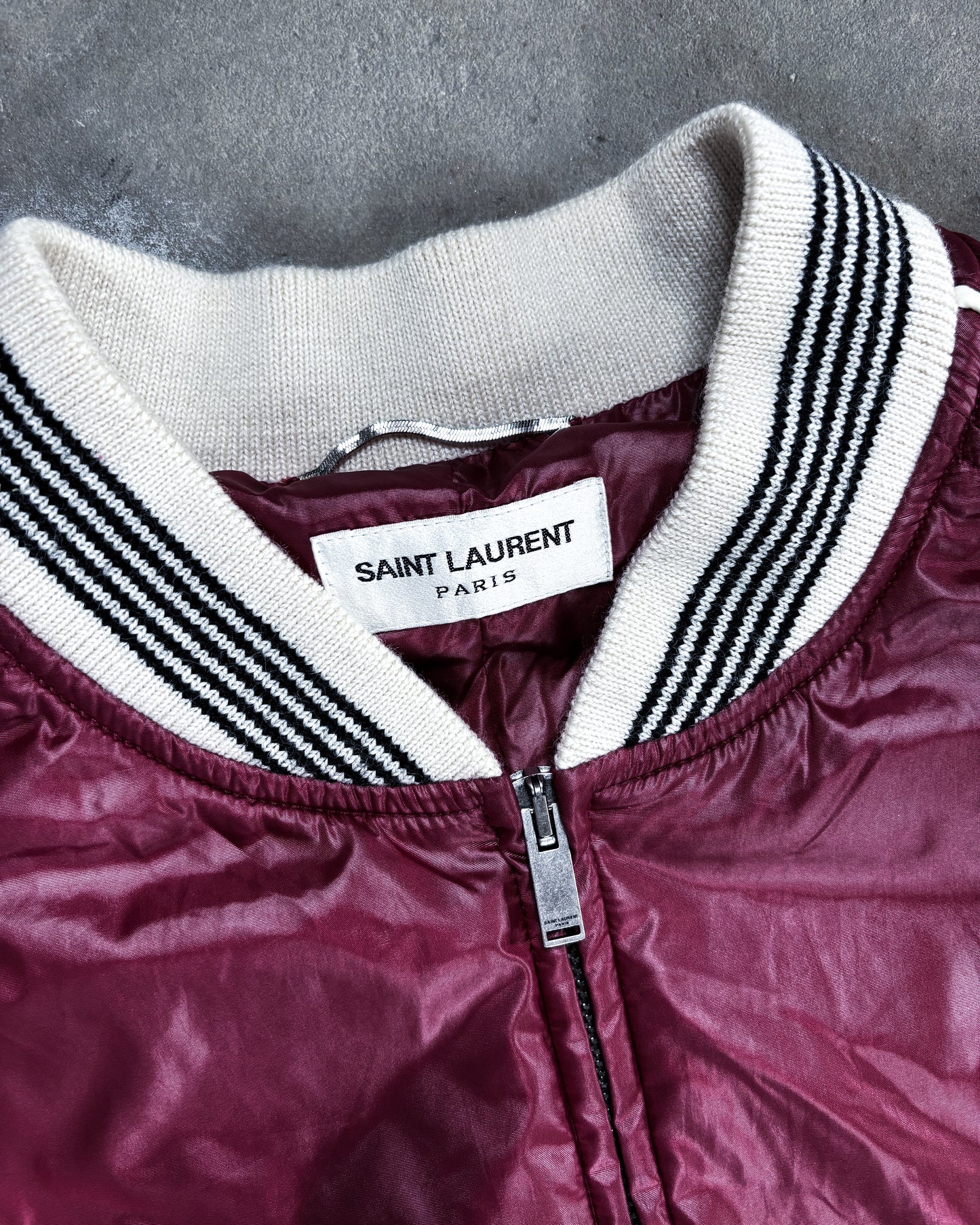 S/S19 RED NYLON TEDDY BOMBER