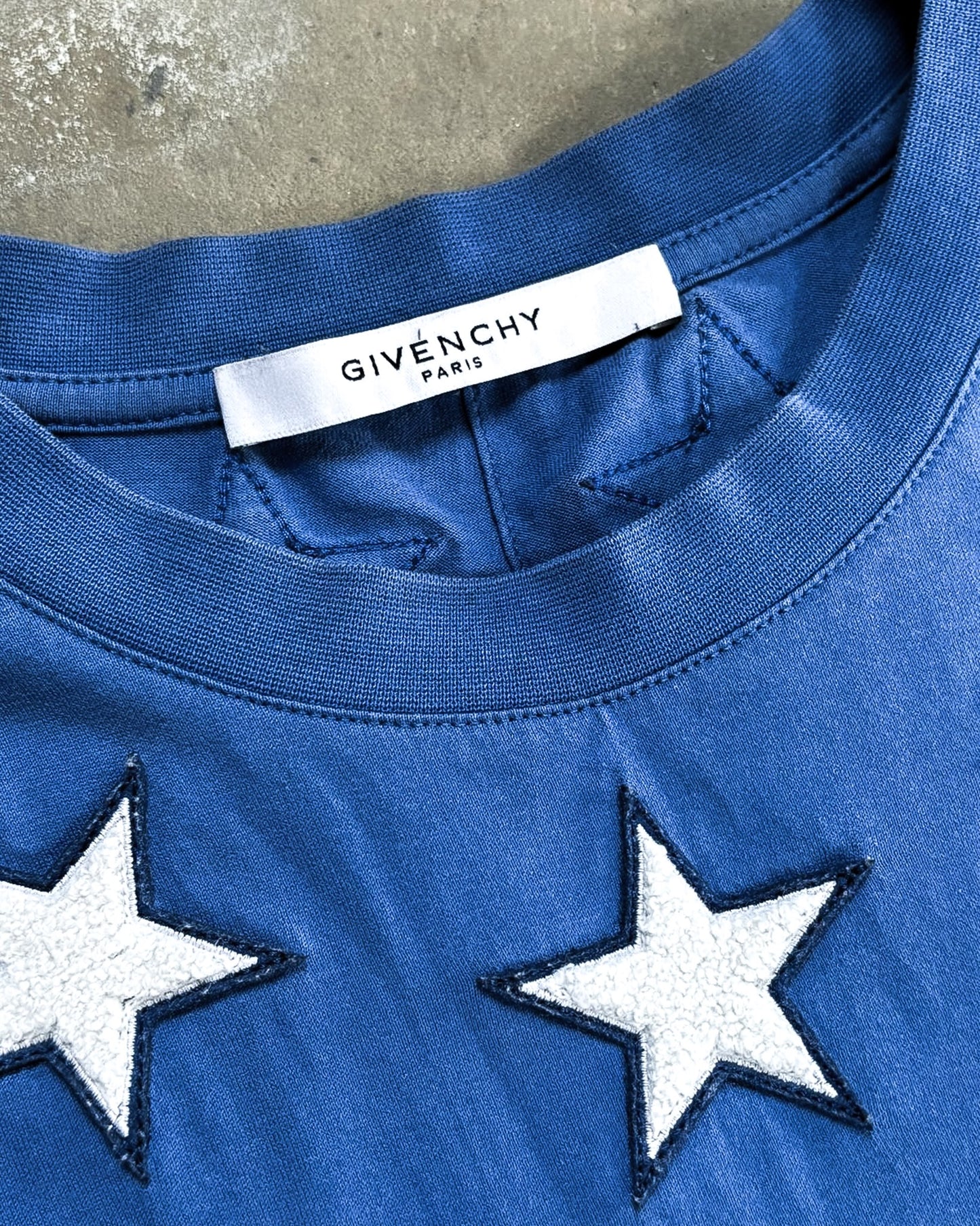S/S18 BLUE STAR COLLAR TSHIRT