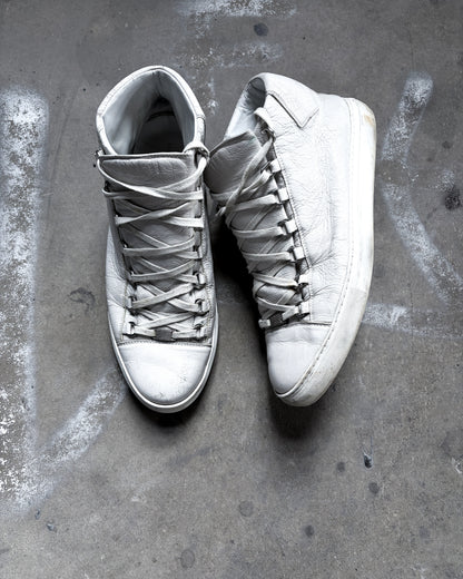 WHITE ARENA HIGH TOPS
