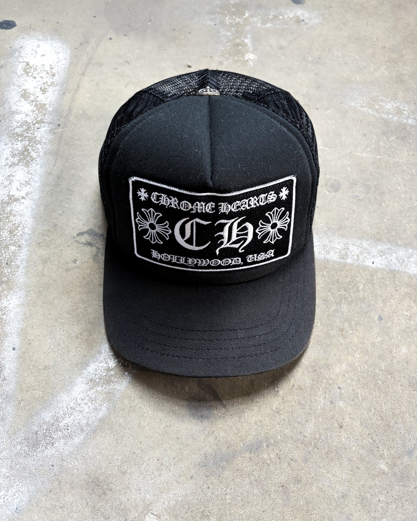 BLACK CH HOLLYWOOD CAP