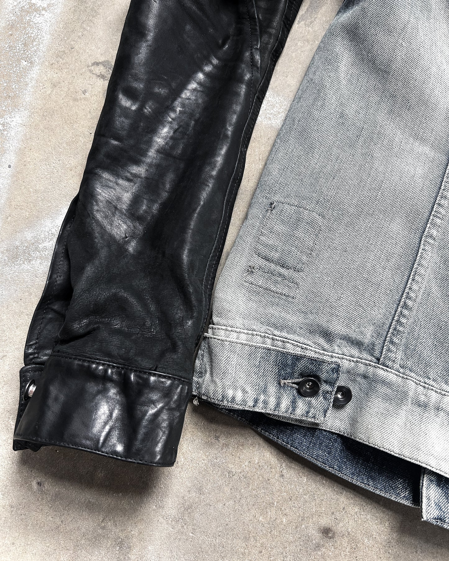 S/S12 CALFSKIN MINERAL WORKER JACKET
