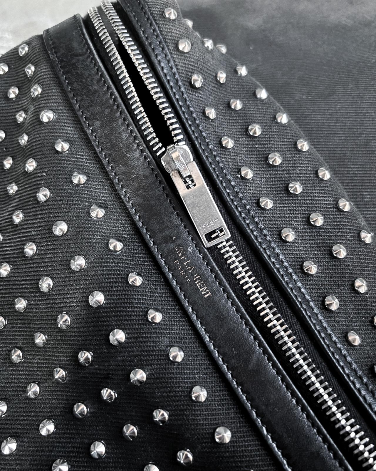 S/S14 STUDDED CANVAS CITY BAG