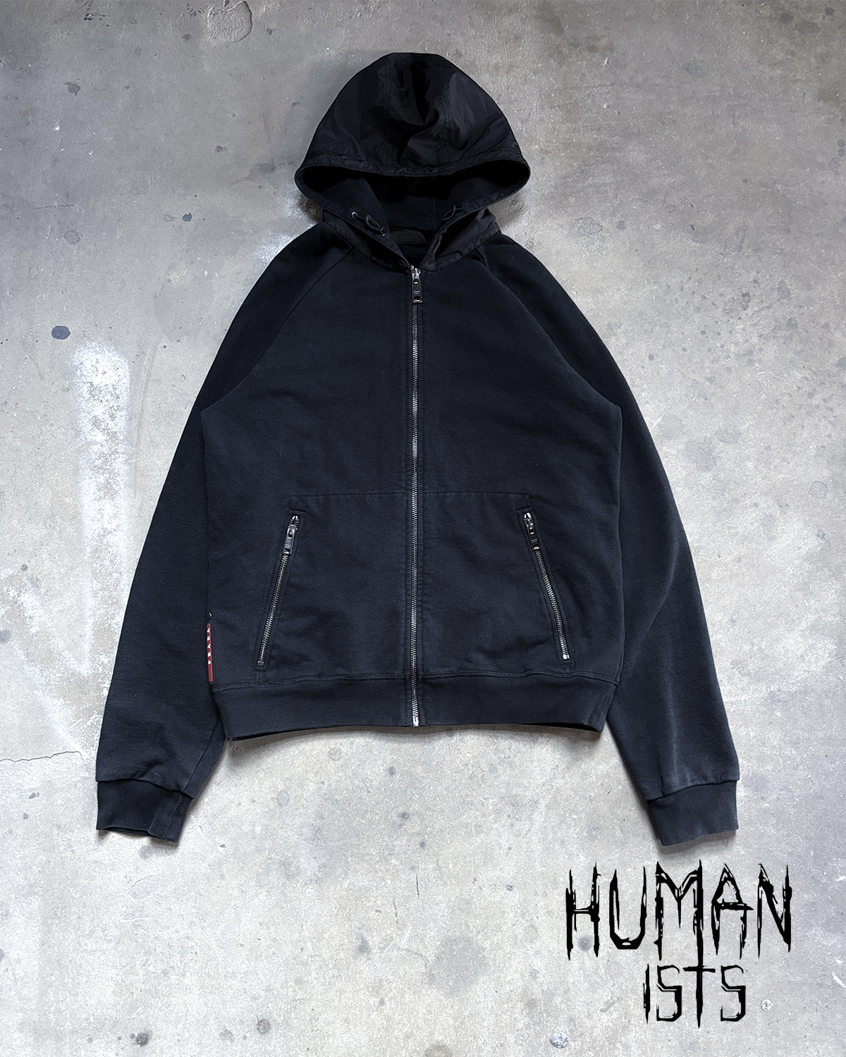 FW18 SPORT NYLON HOOD ZIP UP