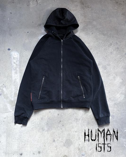 FW18 SPORT NYLON HOOD ZIP UP