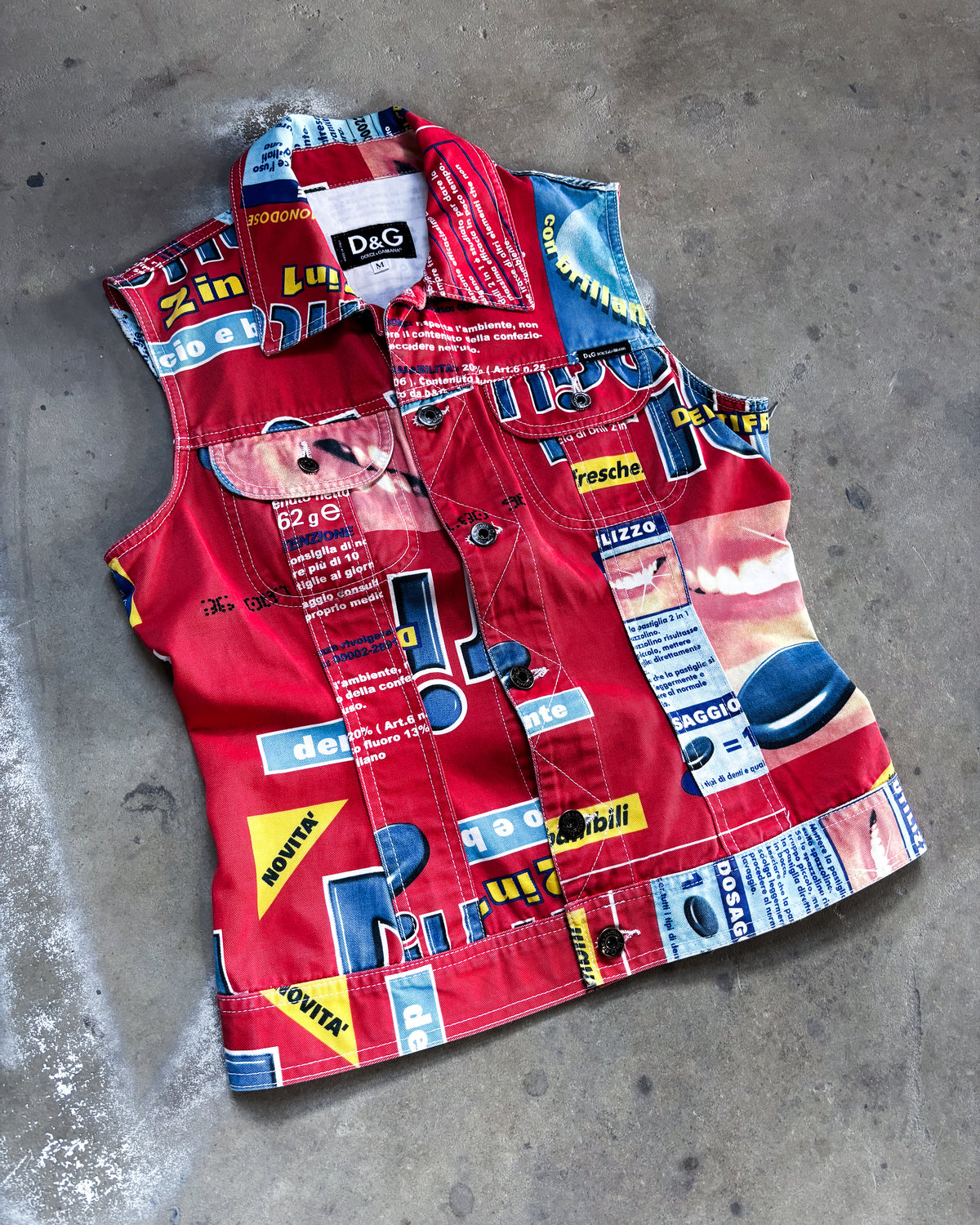S/S02 ‘DRILL 2 IN 1’ DENIM VEST