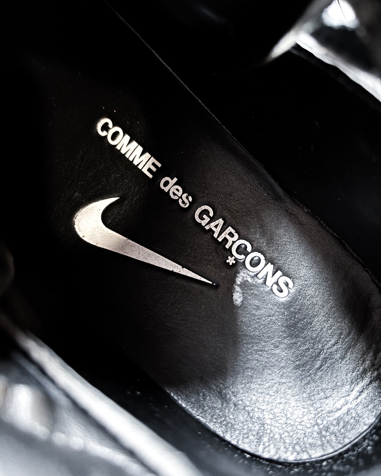 BLACK CDG AIR FORCE 1