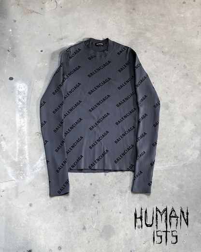 F/W18 LOGO RIBBED SWEATER
