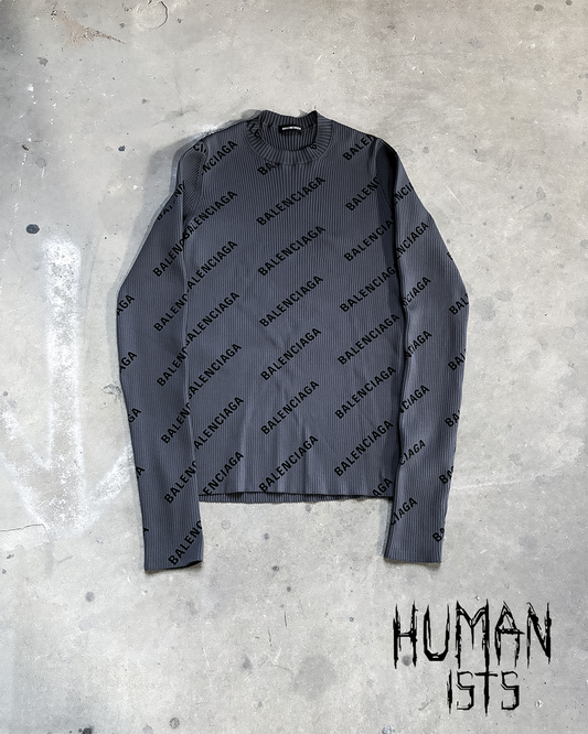 F/W18 LOGO RIBBED SWEATER