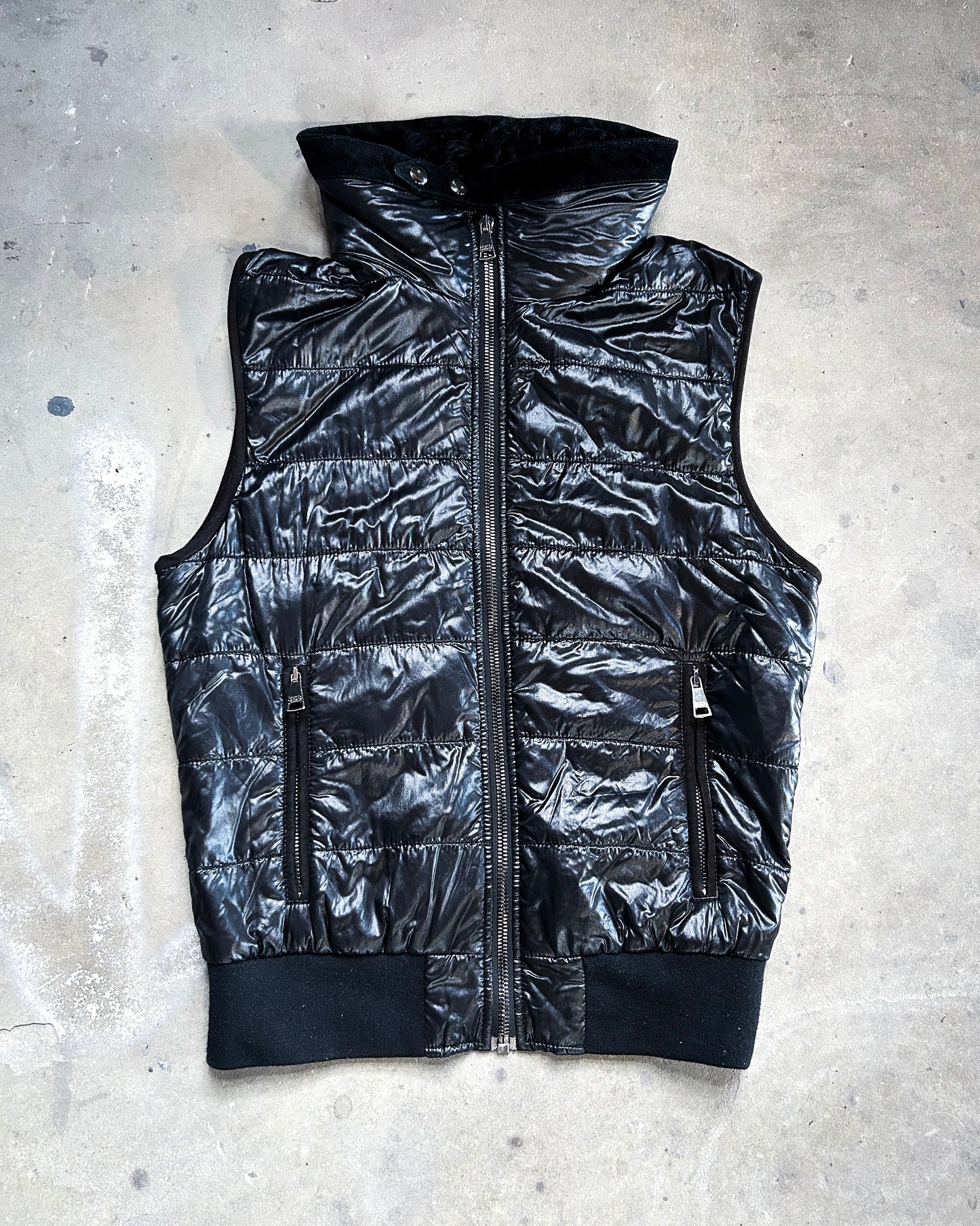 A/W06 SHEARLING COLLAR GILET