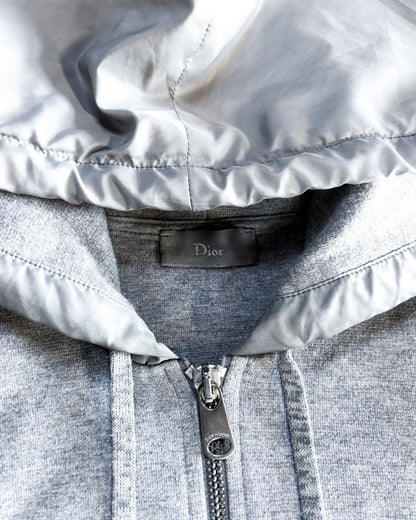 S/S11 GREY HYBRID ZIP UP