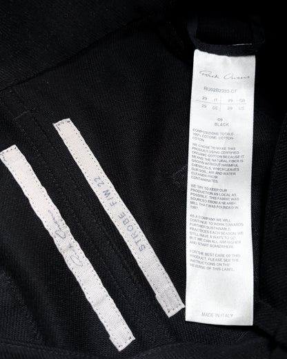F/W22 ‘STROBE’ BLACK GETH DENIM