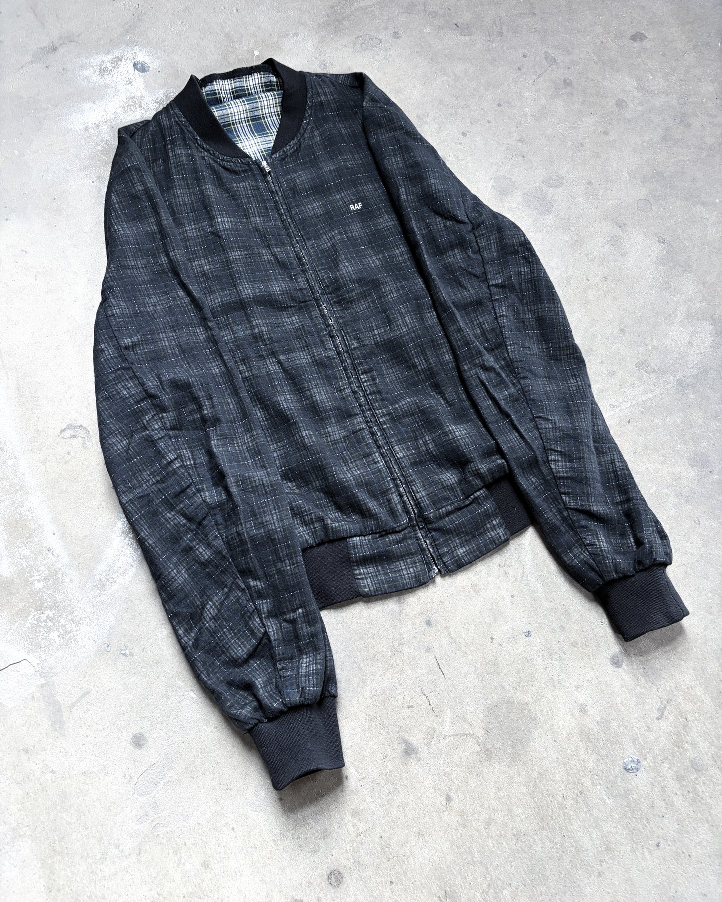 S/S05 PLAID DOUBLE LAYER BOMBER