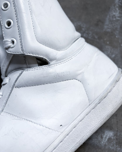 WHITE HIGH TOP SL01 SNEAKERS