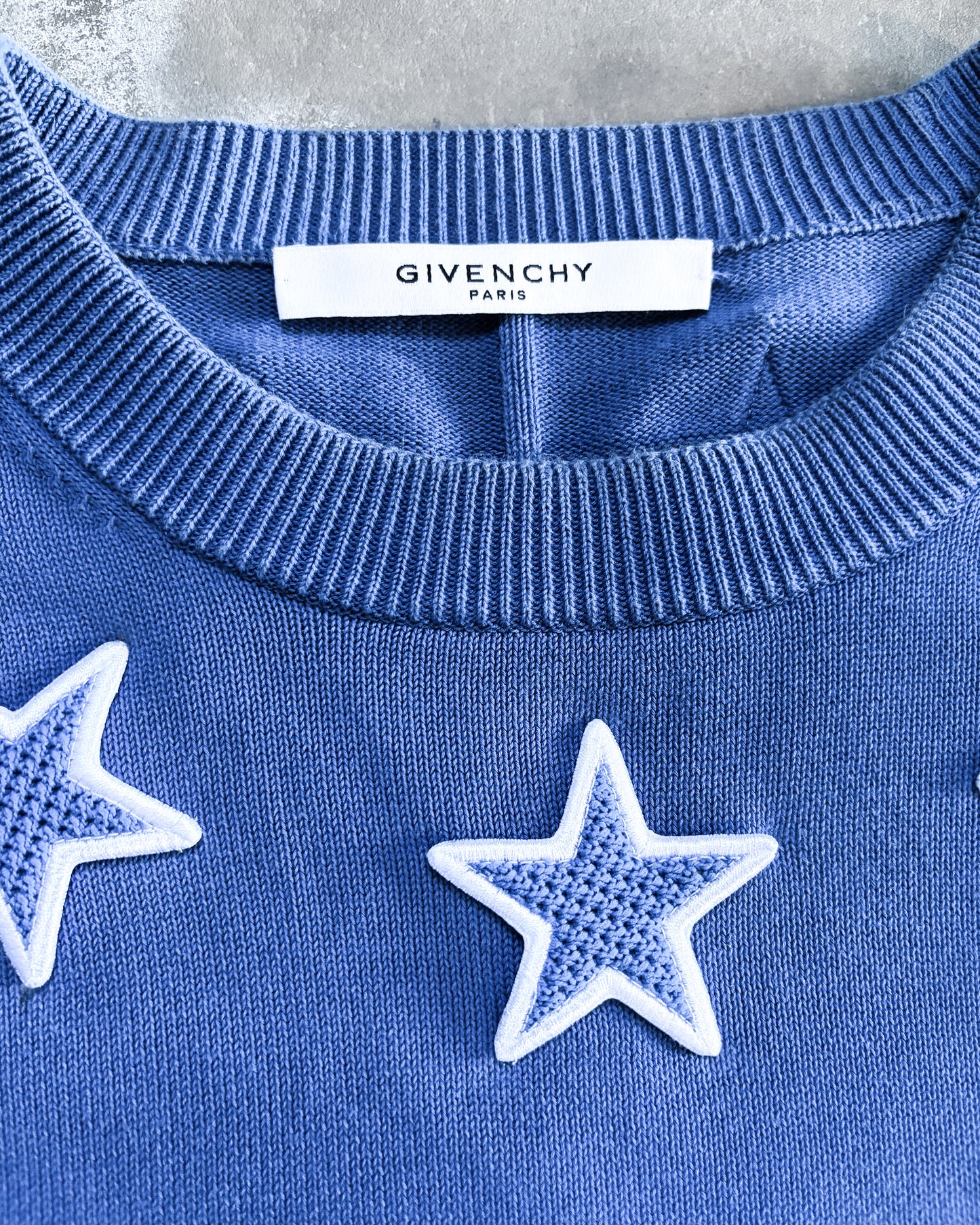 S/S16 BLUE STAR SWEATER