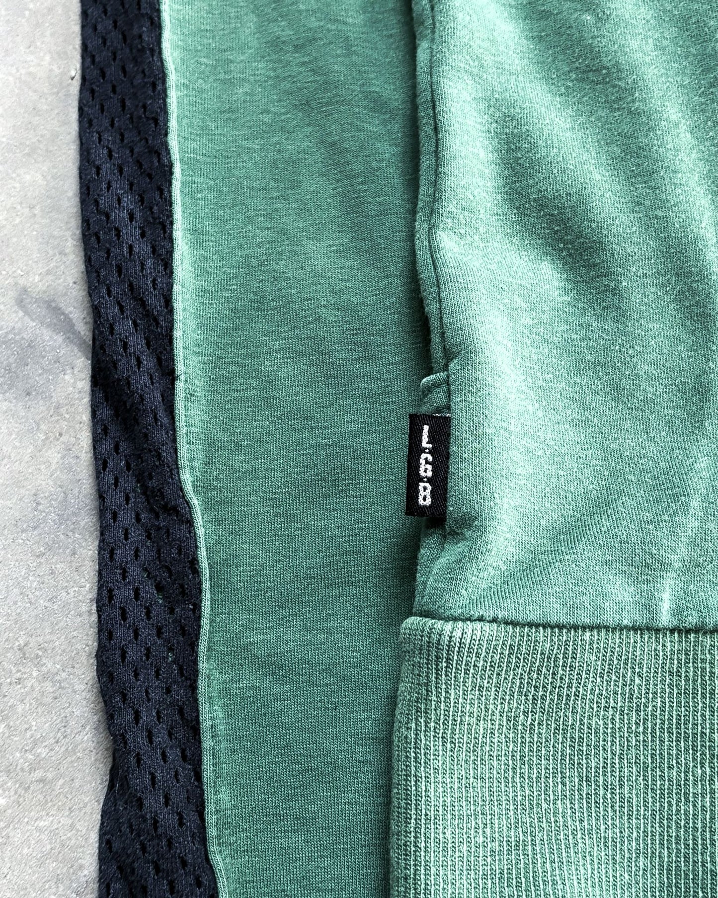 LGB Green Boxer Zip Up Hoodie