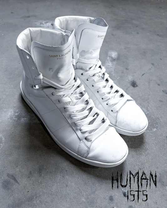 WHITE HIGH TOP SL01 SNEAKERS
