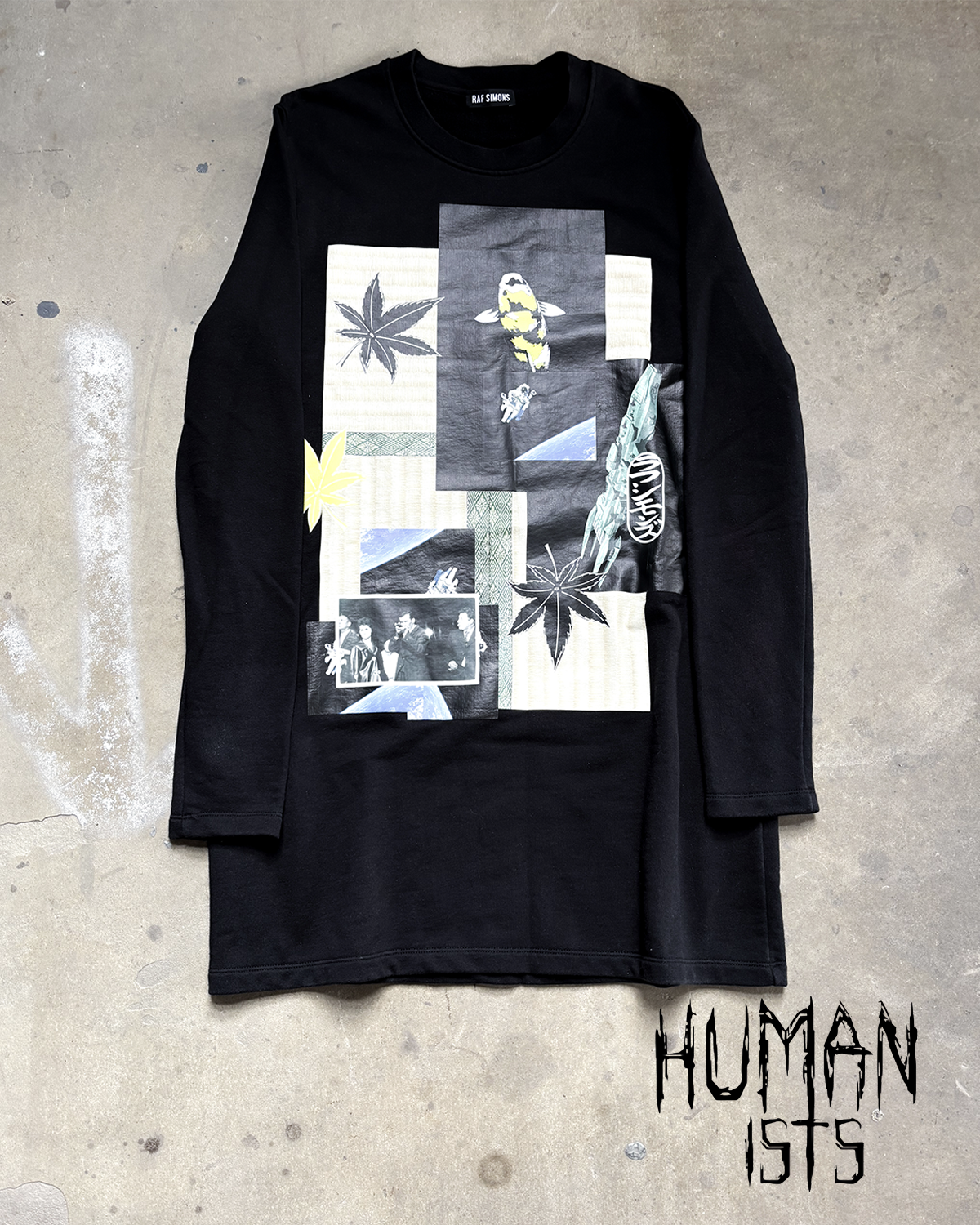 RAF SS15 KOI COLLAGE SWEATER