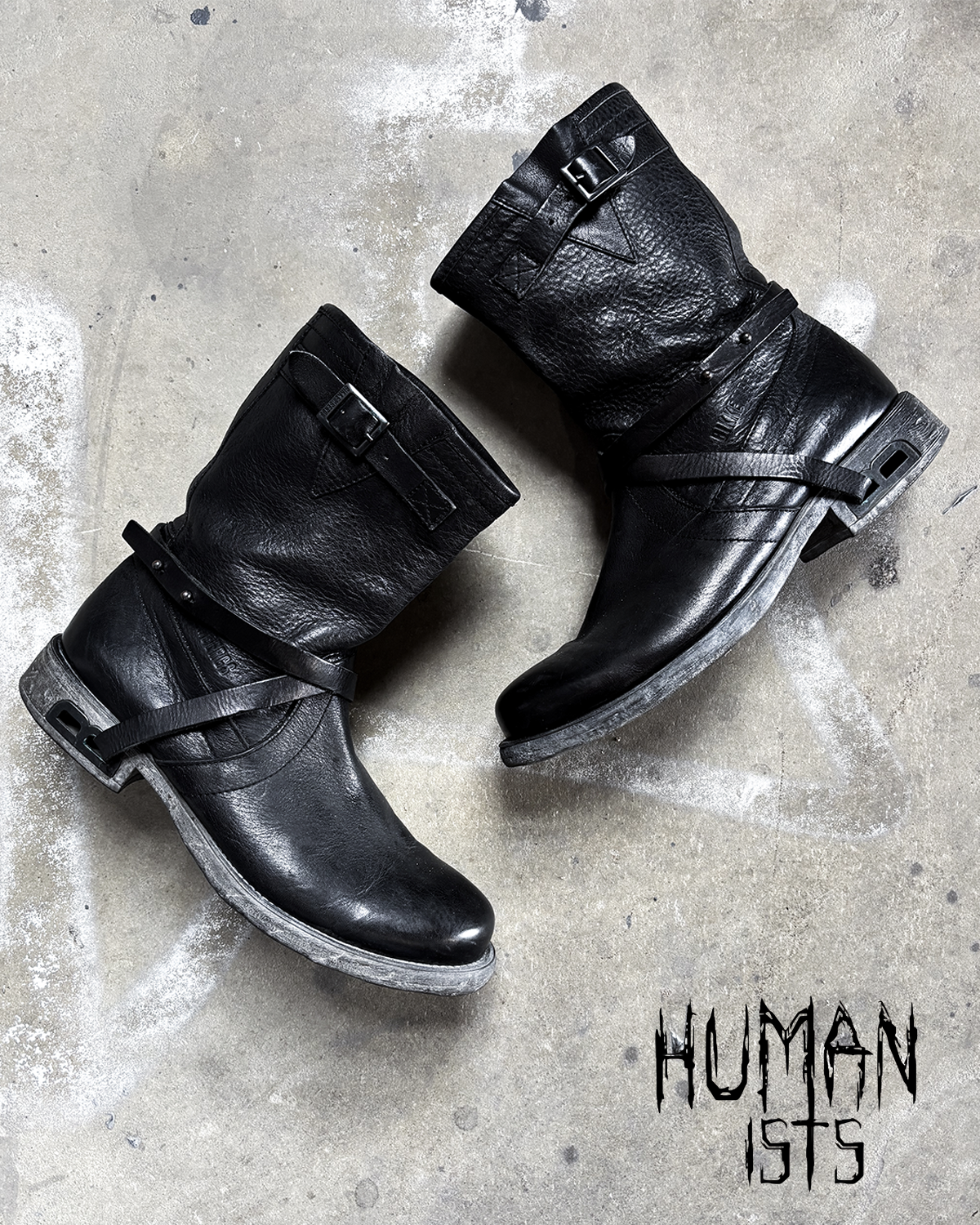 AW98 B-HEEL HARNESS BOOTS