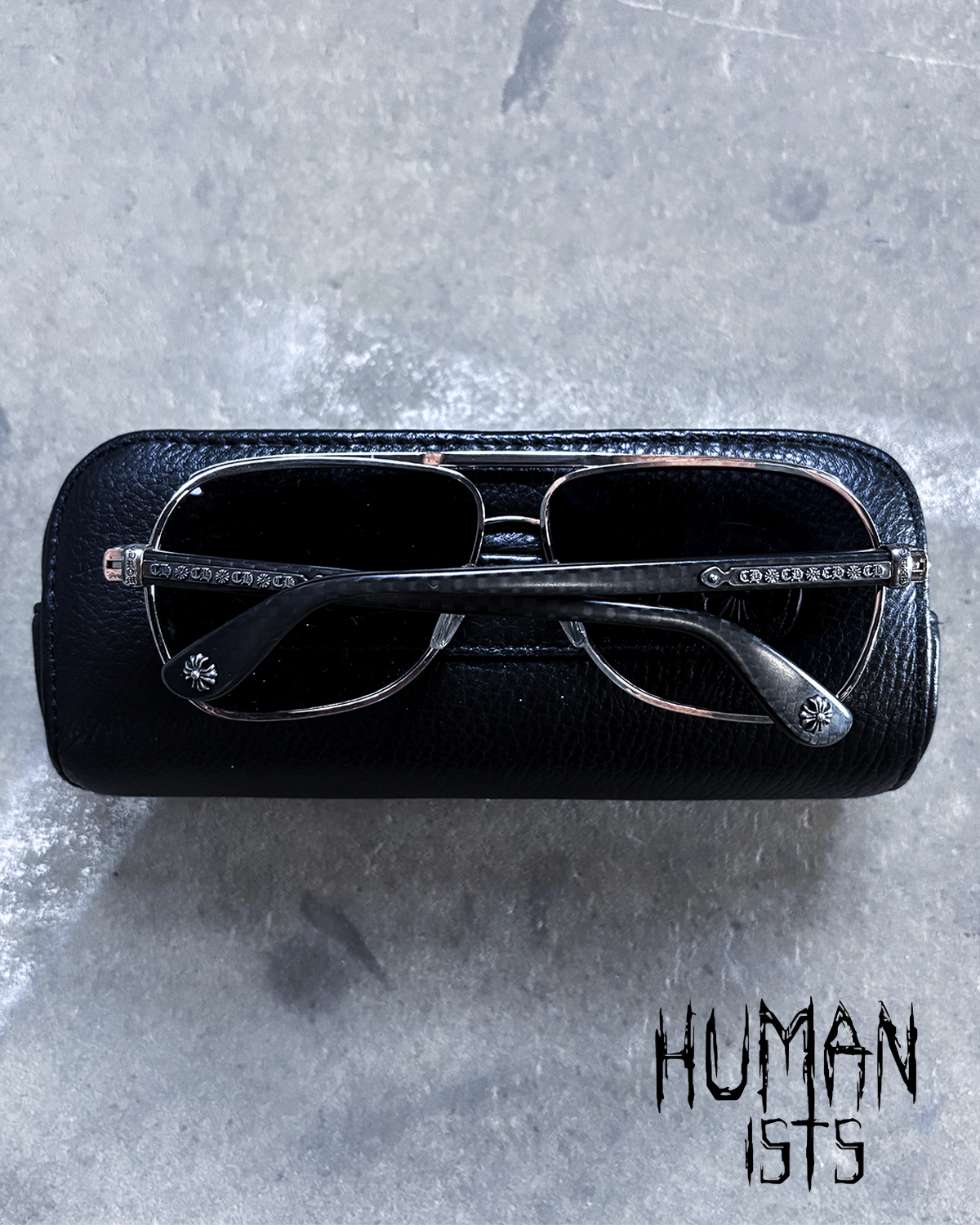 SILVER ‘BONEYARD I’ SUNGLASSES
