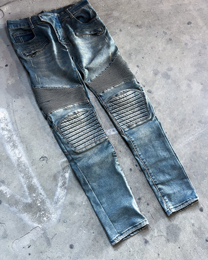 S/S14 REINFORCED BIKER DENIM
