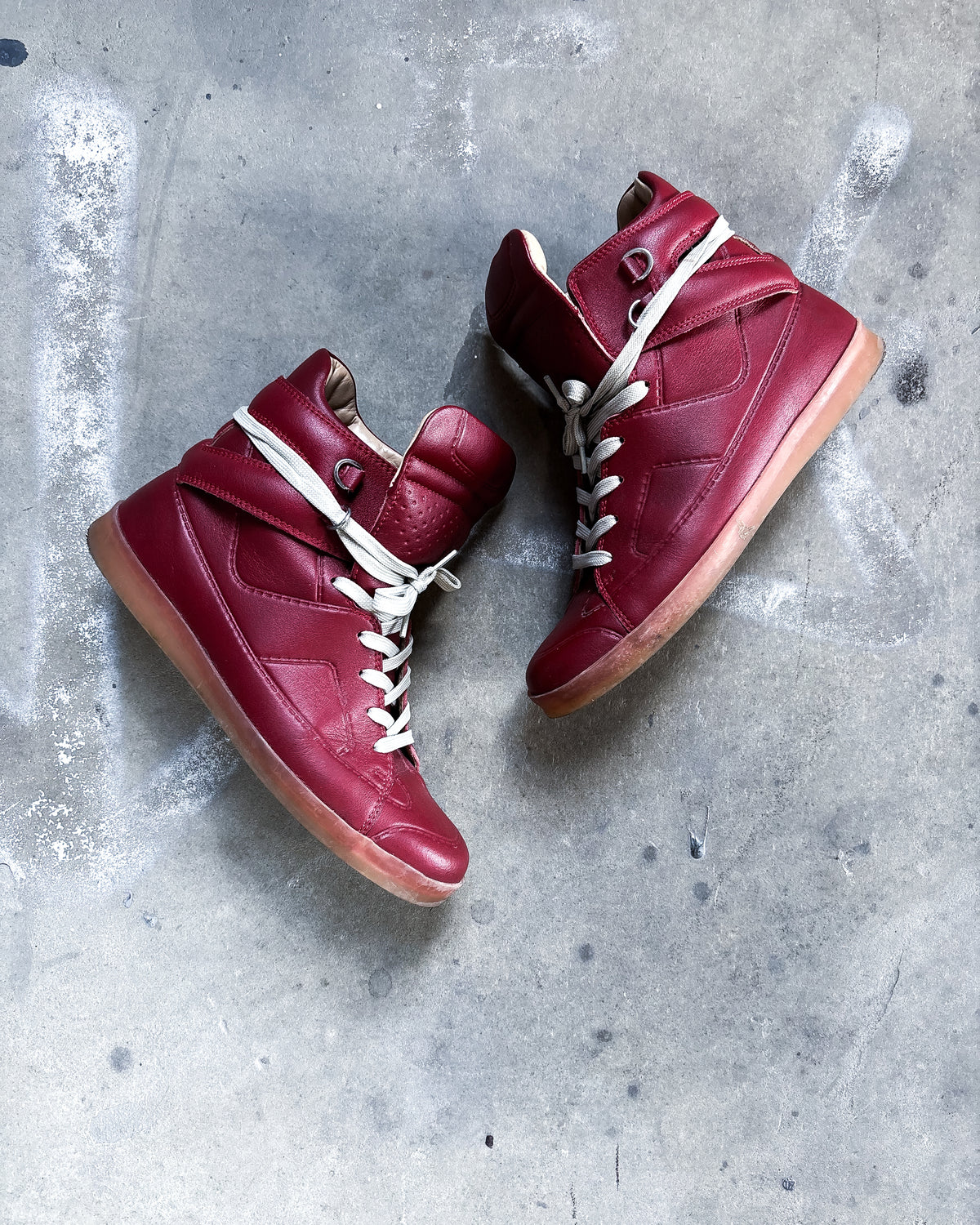F/W12 H&M RED PANEL HIGH TOPS