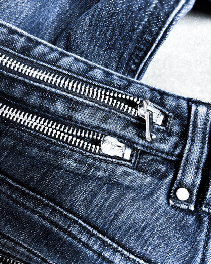 S/S08 MULTI ZIP DENIM