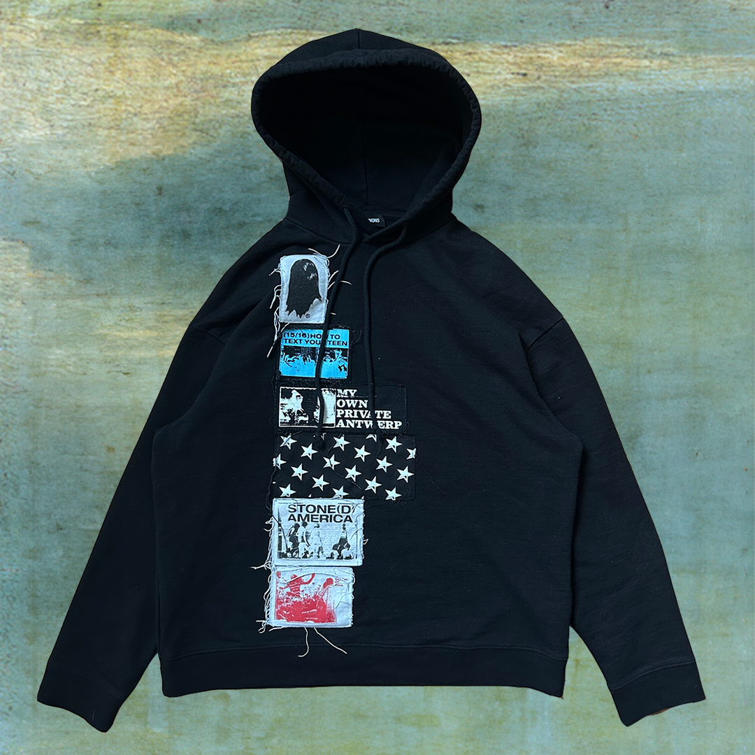 SS20 APPLIQUÉ PATCH HOODIE