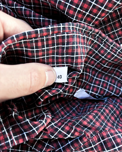 RED STAR CHECKED FLANNEL