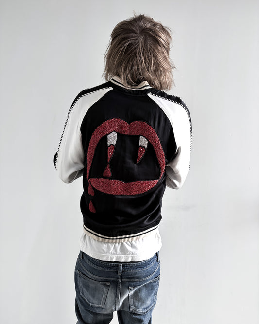 S/S14 BLOODLUSTER SATIN BOMBER JACKET