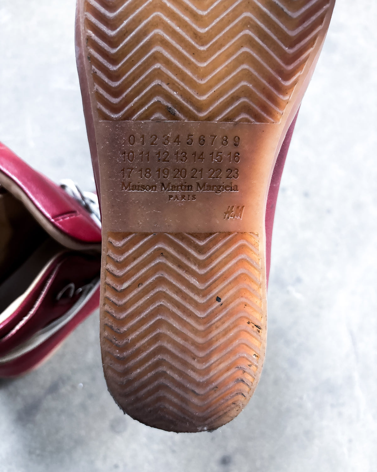 F/W12 H&M RED PANEL HIGH TOPS