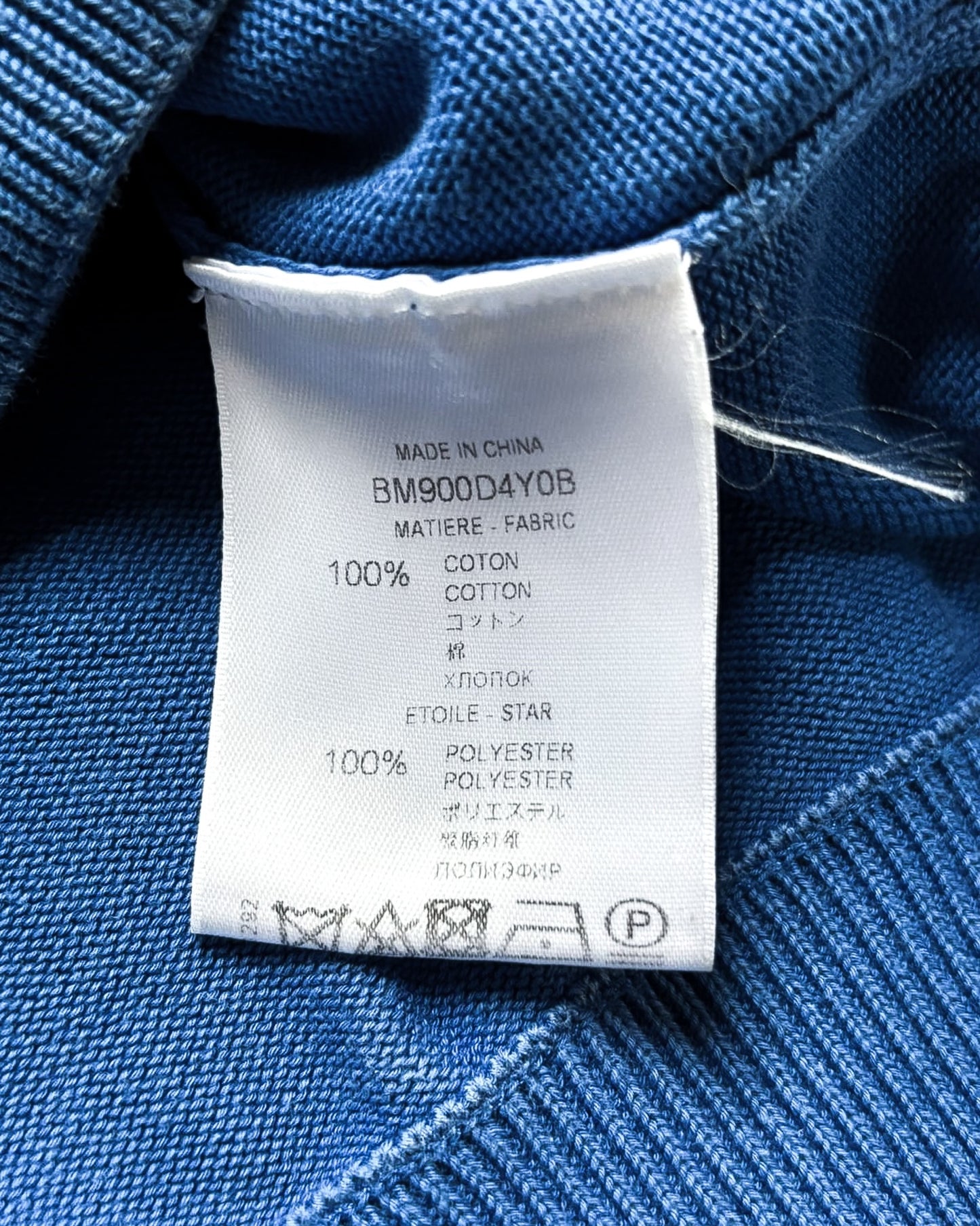 S/S16 BLUE STAR COLLAR SWEATER