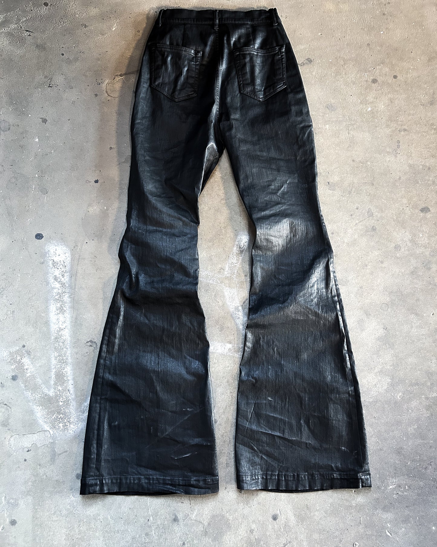 F/W25 “CONCORDIANS” WAXED BOLAN BOOTCUT