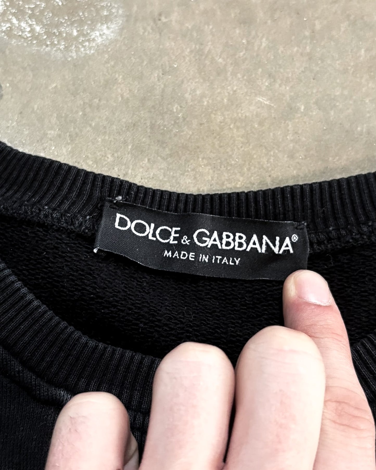 F/W16 D&G BADGE SWEATER
